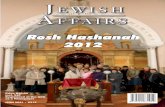 JEWISH AFFFAIRSFAIRS - sajbd.org · 4 JEWISH AFFAIRS N ROSH HASHANAH 2012 Africa and the first in Namibia. Lucian also became a lawyer, practicing first in Windhoek and then in Swakopmund.