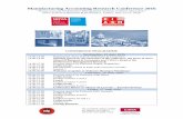 Manufacturing Accounting Research Conference 2016 Accounting Research... · Manufacturing Accounting Research Conference 2016 ... João Gouveia Carvalho 17.00-17.30 18.00-20.00 ...