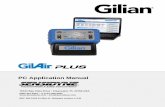 PC Application Manual - Sensidyne Air Sampling Pumps ... Manuals... · ® Plus Air Sampling Pump –PC ApplicationManualPage 3Gilian GilAir Warning The GilAir Plus PC Application