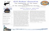 Gill Raker Gazette - idahoafs.org · Gill Raker Gazette The Newsletter of the Idaho Chapter of the American Fisheries Society INSIDE THIS ISSUE Presidents Message 1 Meeting Announcement