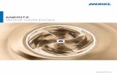 Andritz Vertical volute pumps - Delta Pompen B.V. · Impeller shapes ANDRITZ offers a complete program of impeller shapes for all combinations of delivery rates and heads, according