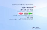 Professional Test Automation The GUI Test Tool for Java ... · QF-Test is the high effective regression testing tool, reduce lots of man days and time on regression testing, which