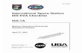 ISS EVA procedure - SpaceRef · ˇ ˘ ˇˆ ˙ ˝ ˙˛˛˚ National Aeronautics and Space Administration Lyndon B. Johnson Space Center Houston, Texas
