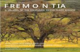VOL. 34, NO. 2 • APRIL 2006 FREMONTIA - cnps.org · THE UNCERTAIN FUTURE OF IONE’S RARE PLANTS by George Hartwell ..19 Millions of years in the making, one of California’s unique