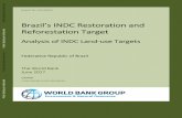 Brazil’s INDC Restoration and Reforestation Targetdocuments.worldbank.org/curated/en/917511508233889310/pdf/AUS19554... · The report “razil’s INDC Restoration and Reforestation
