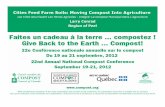 SELLING ORGANICS TO FARMERS - Conseil canadien du … · SELLING ORGANICS TO FARMERS By Larry Conrad, P. Eng. Region of Peel Manager, Waste Operations
