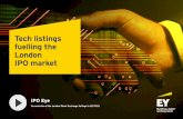 Tech listings fuelling the London IPO market - ey.comFile/... · 09-May-18 Urban Exposure plc United Kingdom United Kingdom Financial Services 174.9 150.0 100.00 104.00 104.50 105%