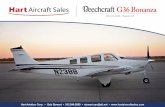 Hart G36 Bonanza - Hart Aircraft Sales · 2008 BEECHCRAFT G36 BONANZA S/N E-3869 – Reg N238B Hart Aviation Corp. • Bob Stewart • 912.844.9589 • stewart.sav@att.net • Hart