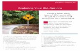 Exploring Your IRA Options - SSO Login · Exploring Your IRA Options Can I contribute to a Roth IRA? You are eligible to contribute if you earn compensation or file a joint tax return