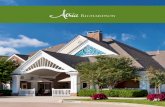 RICHARDSON - Atria Senior Living · Living Options Atria Richardson provides a lifestyle of choice, with industry-leading quality standards and care options that can be customized