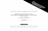 Educational Research: Fundamentals for the Consumer · Instructor’s Resource Manual and Test Bank for Educational Research: Fundamentals for the Consumer Sixth Edition James H.