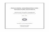 INDUSTRIAL ENGINEERING AND OPERATIONS RESEARCH Graduate... · INDUSTRIAL ENGINEERING AND OPERATIONS RESEARCH GRADUATE STUDENT HANDBOOK  2015 – 2016