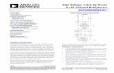 High Voltage, Latch-Up Proof, 8-/16-Channel Multiplexers ... · High Voltage, Latch-Up Proof, 8-/16-Channel Multiplexers Data Sheet ADG5206/ADG5207 Rev. A Document Feedback Information