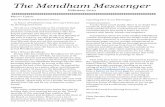 The Mendham Messenger 2019 Messenger(1).pdf · A note about social media: there is no doubt that Facebook, Instagram, Twitter and other social media platforms have revolutionized