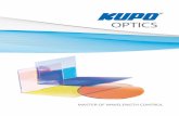 CONTENT Dichroic Filter-Product_Catalog.pdf · CONTENT About KUPO Optics Facilities Glass Substrates Dichroic Filters Neutral Density Filters Color Correction Filters Hot Mirrors