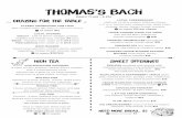 THOMAS’S BACH - batchwinery.com · BACH BOARDS Cured meat selection, chicken terrine, pickled vegetables, todays bread, chutney, dips GF On request $28/$42 LOCAL CHEESEBOARD staff