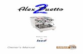Alex Duetto 2 Espresso Machine - chriscoffee.com duetto 2... · Alex Duetto 2 Espresso Machine 7 Normal Operation Reservoir The reservoir is located in the back of the machine under