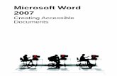 Microsoft Word 2007 - content-calpoly-edu.s3.amazonaws.com · These guidelines were written for the 2007 version of Word for the Microsoft Windows. Topics covered in this tutorial