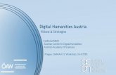 Digital Humanities Austria - lib.cas.cz · DH is a new ‘thing’ Digital Humanities … Humanitates digitales Digital Humanities (En) Digital Humanities (De) Humanités numériques