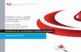 POINT OF CARE COAGULATION TESTING - BloodFinal] Point of... · November 2014 Guidance for Australian Health Providers POINT OF CARE COAGULATION TESTING CASE STUDY The Prince Charles