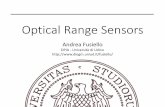 Optical Range Sensors · the laser spot is illuminating, as in Figure 22.10 where the hypothesized surface lies behind the true ... triangolazione attiva commerciale con lama laser.