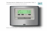 Temperature Difference Controller TDC 1 - nn-energy.se · The Temperature Difference Controller TDC 1 facilitates efficient use and function control of your solar or heating system.