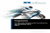 Ricardo Motorcycle Conference programme 2015 · he has carried out industrial research projects with MV Agusta, Piaggio, Lafranconi Silencers, Aprilia and Husqvarna. Paul Etheridge