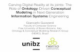 Carving Digital Reality at its joints: The Role of ... · Giancarlo Guizzardi Ontology and Conceptual Modeling Research Group (NEMO) Federal University of Espirito Santo, Brazil.