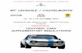 40 a CIVIDALE / CASTELMONTE - Hrvatski auto i karting savez · 40 a CIVIDALE / CASTELMONTE ... responsible for the GDL Circuits and Security and detected during the inspection of