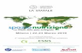 Milano | 22-23 Marzo 2019 · 12.45 Manovre di disostruzione e tecniche di rianimazione cardiopolmonare pediatrico- ... • Esperienze di nutrizione negli sport di squadra femminili