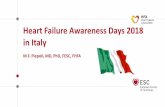 Heart Failure Awareness Days 2018 in Italy - escardio.org · Maria Penco, (Università degli Studi di L'Aquila) Lazio 28. Nadia Aspromonte (Ospedale S. Filippo Neri, Rome) 29. Francesco
