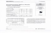 mae412/HANDOUTS/Datasheets/MJE2955.pdf · MOTOROLA SEMICONDUCTOR TECHNICAL DATA Complementary Silicon Plastic Power Transistors designed for use in general—purpose amplifier and