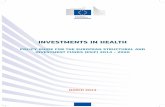 INVESTMENTS IN HEALTH - European Commissionec.europa.eu/health/sites/health/files/health_structural_funds/... · INVESTMENTS IN HEALTH POLICY GUIDE FOR THE EUROPEAN STRUCTURAL AND
