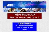 THE HYBRID ROOM: What to do and how to do itmeetcongress.com/Archives_site2013/pdf/presentation meet/2013/15h00... · Esigenze del paziente (mini-invasività) Esigenze del medico