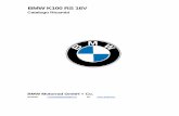 BMW K100 RS 16V - K100, il mito continua qui K100 RS 16V Catalogo Ricambi BMW Motorrad GmbH + Co. prerared