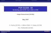 PSR B1509-58 - Monitoring with RXTE from 1996 to 2005web.mit.edu/iachec/IACHEC_2_talks/IACHEC_II_psr1509_KP.pdf · PSR B1509−58 Monitoring with RXTE from 1996 to 2005 Katja Pottschmidt