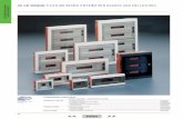 40 CD RANGE FLUSH-MOUNTING DISTRIBUTION BOARDS AND ENCLOSURES …tekhar.com/Programma/Gewiss/pdf_pict/box1.pdf · the CEI 64-8 standard by means of the compartment dividers (code