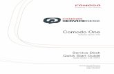 Comodo One - Service Desk - Quick Start Guide · Comodo One - Service Desk - Quick Start Guide Admins can also setup two-factor authentication of user logins for additional security.