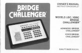 Fidelity Electronics Voice Bridge Challenger - progetto-SNAPS · VOICE BRIDGE CHALLENGER QUALITY MADE IN U.S.A. WELCOME TO THE FUTURE ... with the basic operation, the Special Features
