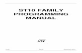 ST10 Family programming manual · PROGRAMMING MANUAL 4/197 Introduction This programming manual details the instruction set for the ST10 family of products. The manual is arranged