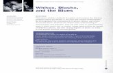 Whites, Blacks, and the Blues - PBS · Whites, Blacks, and the Blues Overview This lesson enables students to explore and measure the distance between blacks and whites in the past