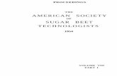THE AMERICAN SOCIETY - QUT Digital Collectionsdigitalcollections.qut.edu.au/1407/5/American_Society_of_Sugar... · THE AMERICAN SOCIETY OF SUGAR BEET TECHNOLOGISTS 1954 VOLUME VIII