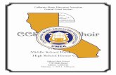 California Music Educators Assoction Central Coast Section · Due Pupille Amabili ... reconstruction of Mozart’s Mass in C (Novello). Currently Dr. Hamre is serving as President-Elect