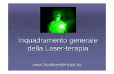 Inquadramento generale della Laser-terapiafisiokinesiterapia-news.it/download/Terapia Laser.pdf · funzione del bersaglio (una sorta di iride). Luce Laser: generatori. Luce laser: