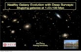 Nearby Galaxy Evolution with Deep Surveys - kiaa.pku.edu.cnkiaa.pku.edu.cn/Activities/PAC2011/PPT_PAC2011/111204PAC_EricPeng.pdf · c ∼ a few Lyman-continuum photons per baryon