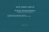 IPA 2007-2013 Final Evaluation - lokalnirazvoj.org · IPA 2007-2013 Final Evaluation “Nature for the Future” Independent Evaluation Report prepared by CEED Consulting-a and InTER