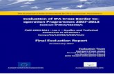 Evaluation of IPA Cross Border Co- operation Programmes ...edz.bib.uni-mannheim.de/daten/edz-k/gde/17/final_approved... · 5 1. ABSTRACT Evaluation of IPA Cross Border Co-operation