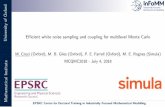 Efficient white noise sampling and coupling for multilevel ...mcqmc2018.inria.fr/wp-content/uploads/2018/07/mcqmc18-Croci.pdfe rd E cient white noise sampling and coupling for multilevel
