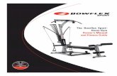 The Bowflex Sport Home Gym Owner’s Manual and Fitness Guide · The Bowflex § Sport Home Gym Owner’s Manual and Fitness Guide WWW BOWFLEX COM. 3 ... Using Your Leg Press Belt