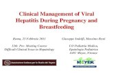 Clinical Management of Viral Hepatitis During Pregnancy ... · Clinical Management of Viral Hepatitis During Pregnancy and Breastfeeding Giuseppe Indolfi, Massimo Resti UO Pediatria